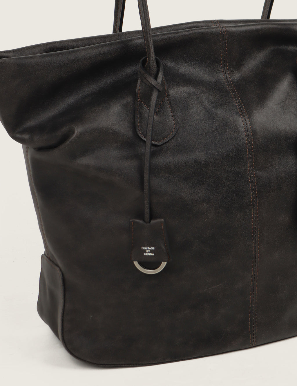 Vintage Leather Charm