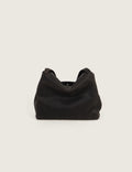 Vintage Leather Pocket Flap Bag — Medium